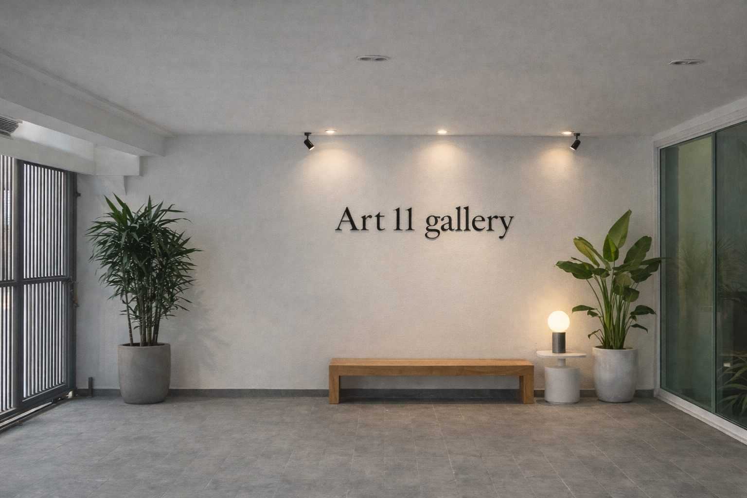 ART 11 入口墙的建筑效果图